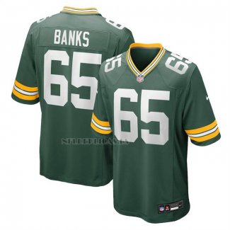 Camiseta NFL Game Green Bay Packers Aaron Banks Verde