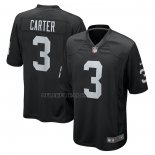 Camiseta NFL Game Las Vegas Raiders DeAndre Carter Negro