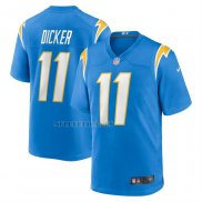 Camiseta NFL Game Los Angeles Chargers Cameron Dicker Azul Claro