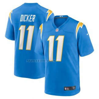 Camiseta NFL Game Los Angeles Chargers Cameron Dicker Azul Claro