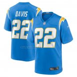 Camiseta NFL Game Los Angeles Chargers Michael Davis 22 Azul