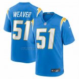 Camiseta NFL Game Los Angeles Chargers Rashad Weaver Powder Azul