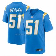 Camiseta NFL Game Los Angeles Chargers Rashad Weaver Powder Azul