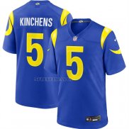 Camiseta NFL Game Los Angeles Rams Kamren Kinchens Azul1