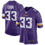 Camiseta NFL Game Minnesota Vikings Dalvin Cook 33 Violeta
