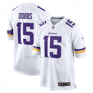 Camiseta NFL Game Minnesota Vikings Joshua Dobbs Blanco