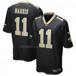 Camiseta NFL Game New Orleans Saints Deonte Harris Negro
