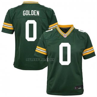 Camiseta NFL Game Nino Green Bay Packers Matthew Golden Verde