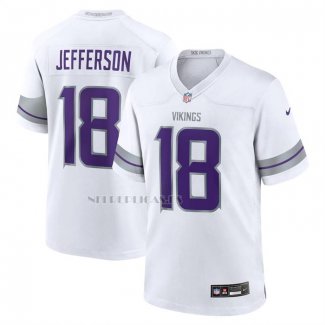Camiseta NFL Game Nino Minnesota Vikings Justin Jefferson Blanco