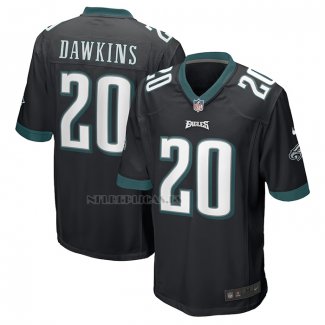 Camiseta NFL Game Philadelphia Eagles Brian Dawkins Retired Negro