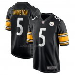 Camiseta NFL Game Pittsburgh Steelers Cameron Johnston Negro
