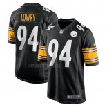 Camiseta NFL Game Pittsburgh Steelers Dean Lowry Negro