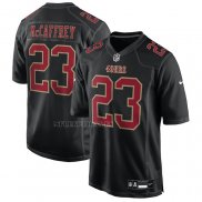 Camiseta NFL Game San Francisco 49ers Christian McCaffrey Fashion Negro