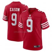 Camiseta NFL Game San Francisco 49ers Jacob Eason Primera Rojo