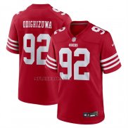 Camiseta NFL Game San Francisco 49ers Osa Odighizuwa Rojo