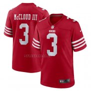 Camiseta NFL Game San Francisco 49ers Ray Ray McCloud III Rojo