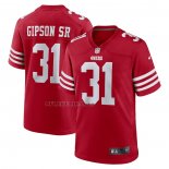 Camiseta NFL Game San Francisco 49ers Tashaun Gipson Sr. Primera Rojo