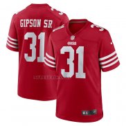 Camiseta NFL Game San Francisco 49ers Tashaun Gipson Sr. Primera Rojo