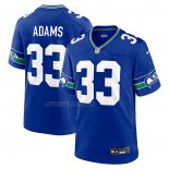 Camiseta NFL Game Seattle Seahawks Jamal Adams Throwback Azul
