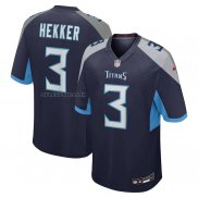 Camiseta NFL Game Tennessee Titans Johnny Hekker Azul