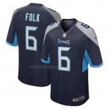 Camiseta NFL Game Tennessee Titans Nick Folk Azul