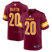 Camiseta NFL Game Washington Commanders Jartavius Martin Rojo