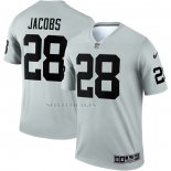 Camiseta NFL Legend Las Vegas Raiders Josh Jacobs Inverted Legend Gris