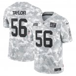 Camiseta NFL Limited New York Giants Lawrence Taylor 2024 Salute To Service Retired Gris