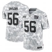 Camiseta NFL Limited New York Giants Lawrence Taylor 2024 Salute To Service Retired Gris