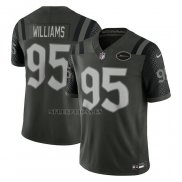 Camiseta NFL Limited New York Jets Quinnen Williams 2025 Rivalries Collection Gotham Verde
