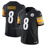 Camiseta NFL Limited Pittsburgh Steelers Aaron Rodgers Vapor F.U.S.E. Negro