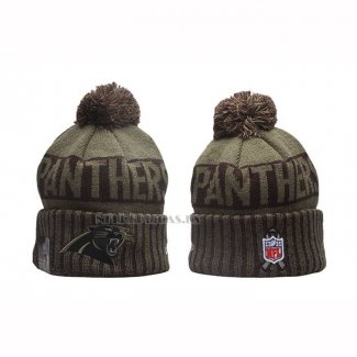 Gorro Beanie Carolina Panthers New Era Verde Militar