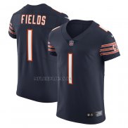 Camiseta NFL Elite Chicago Bears Justin Fields Vapor Azul