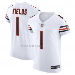 Camiseta NFL Elite Chicago Bears Justin Fields Vapor Blanco