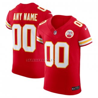 Camiseta NFL Elite Kansas City Chiefs Vapor F.U.S.E. Personalizada Rojo