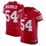 Camiseta NFL Elite San Francisco 49ers Fred Warner Vapor Rojo