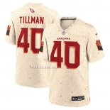 Camiseta NFL Game Arizona Rojos Pat Tillman 2025 Rivalries Collection Retired Crema