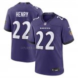 Camiseta NFL Game Baltimore Ravens Derrick Henry Violeta1