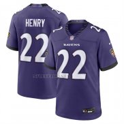 Camiseta NFL Game Baltimore Ravens Derrick Henry Violeta1
