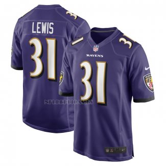 Camiseta NFL Game Baltimore Ravens Jamal Lewis Retired Violeta