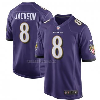 Camiseta NFL Game Baltimore Ravens Lamar Jackson Violeta