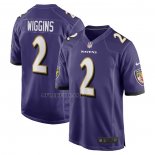 Camiseta NFL Game Baltimore Ravens Nate Wiggins 2024 NFL Draft First Round Pick Violeta