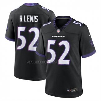 Camiseta NFL Game Baltimore Ravens Ray Lewis Jugador Alterno Retired Negro