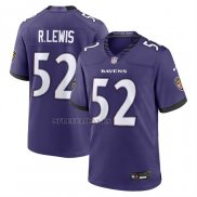 Camiseta NFL Game Baltimore Ravens Ray Lewis Jugador Retired Violeta