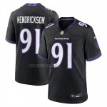 Camiseta NFL Game Baltimore Ravens Trey Hendrickson Alterno Negro