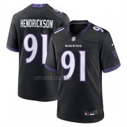 Camiseta NFL Game Baltimore Ravens Trey Hendrickson Alterno Negro