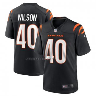 Camiseta NFL Game Cincinnati Bengals Brandon Wilson Negro