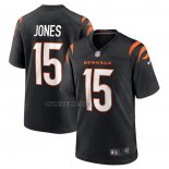 Camiseta NFL Game Cincinnati Bengals Charlie Jones Negro