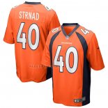 Camiseta NFL Game Denver Broncos Justin Strnad Naranja
