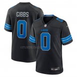 Camiseta NFL Game Detroit Lions Jahmyr Gibbs Segunda Alterno Negro